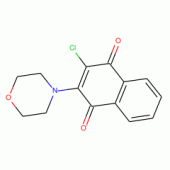 2-CHLORO-3-MORPHOLINO-1,4-NAPHTHOQUINONE , 97%