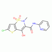 6-Chloro-4-hydroxy-2-methyl-N-(pyridin-2-yl)-2H-thieno[2,3-e][1,2]thiazine-3-carboxamide 1,1-dioxide