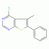 4-Chloro-5-methyl-6-phenylthieno[2,3-d]pyrimidine , 97%