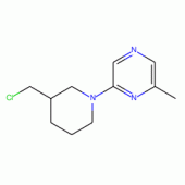 2-[3-(Chloromethyl)piperidino]-6-methylpyrazine , 97%