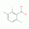 2-CHLORO-6-FLUORO-5-METHYLPHENYLBORONIC
