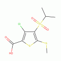 3-Chloro-4-(isopropylsulfonyl)-5-(methylthio)thiophene-2-carboxylic acid, 97%