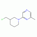 2-[3-(Chloromethyl)piperidino]-6-methylpyrazine , 97%