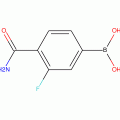 4-Carbamoyl-3-fluorobenzeneboronic acid 96%