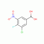 3-Chloro-4-fluoro-5-nitrobenzeneboronic acid 95%