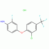 4-[2-Chloro-4-(trifluoromethyl)phenoxy]-2-fluoroaniline hydrochloride , 97%