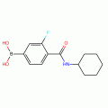 4-(Cyclohexylcarbamoyl)-3-fluorobenzeneboronic acid 95%