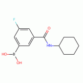3-(Cyclohexylcarbamoyl)-5-fluorobenzeneboronic acid 98%