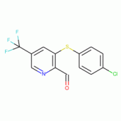 3-[(4-Chlorophenyl)thio]-5-(trifluoromethyl)pyridine-2-carbaldehyde , 97%