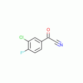 3-Chloro-4-fluorobenzoyl cyanide 98%