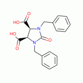 cis-1,3-Dibenzyl-2-oxo-4,5-imidazolidinedicarboxylic Acid