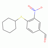 4-(Cyclohexylthio)-3-nitrobenzaldehyde