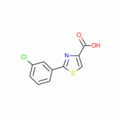 2-(3-Chlorophenyl)-1,3-thiazole-4-carboxylic acid , 97%