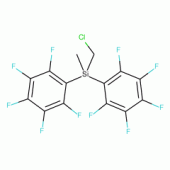 (CHLOROMETHYL)METHYLBIS(PENTAFLUORO-PHEN YL)SILANE, 95%