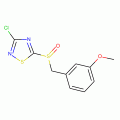 3-Chloro-5-(3-methoxybenzylsulfinyl)-1,2,4-thiadiazole