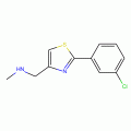 N-{[2-(3-Chlorophenyl)-1,3-thiazol-4-yl]methyl}-N-methylamine , 90%