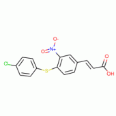 3-[4-[(4-Chlorophenyl)thio]-3-nitrophenyl]acrylic acid, 97%