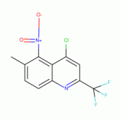4-Chloro-6-methyl-5-nitro-2-(trifluoromethyl)quinoline 95%