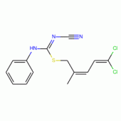 1-Cyano-2-(5,5-dichloro-2-methylpenta-2,4-dienyl)-3-phenylisothiourea