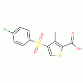 4-[(4-氯苯基)磺酰基]-3-甲基噻吩-2-羧酸