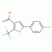 5-(4-Chlorophenyl)-2-(trifluoromethyl)-3-furoic acid, 97%