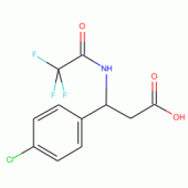 3-(4-Chlorophenyl)-3-[(2,2,2-trifluoroacetyl)amino]propanoic acid
