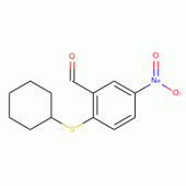 2-(Cyclohexylthio)-5-nitrobenzaldehyde