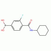 4-(Cyclohexylcarbamoyl)-3-fluorobenzeneboronic acid 95%