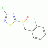 3-Chloro-5-(2-fluorobenzylsulfinyl)-1,2,4-thiadiazole