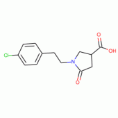1-(4-Chlorophenethyl)-5-oxo-3-pyrrolidinecarboxylic acid, 97%