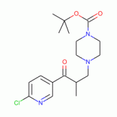 1-(6-Chloro-pyridin-3-yl)-2-methyl-3-(4-Boc-piperazin-1-yl)-propan-1-one