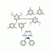 Dichloro[(R)-(+)-2,2',6,6'-tetramethoxy-4,4'-bis(di(3,5-xylyl)phosphino)-3,3'-bipyridine][(1R,2R)-(+)-1,2-diphenylethylenediamine]ruthenium(II),min.95%