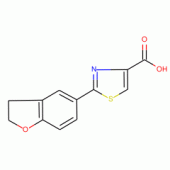 2-(2,3-Dihydro-1-benzofuran-5-yl)-1,3-thiazole-4-carboxylic acid, 97%