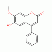 6-羟基-7-甲氧基-4-苯基香豆素(黄檀素)