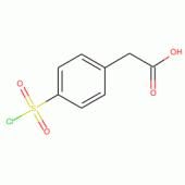 4-Chlorosulfonylphenylacetic Acid