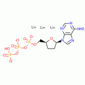 2',3'-DIDEOXYADENOSINE 5'-TRIPHOSPHATE TRI-LI-SALT*