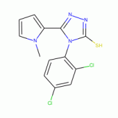 4-(2,4-Dichlorophenyl)-5-(1-methyl-1H-pyrrol-2-yl)-4H-1,2,4-triazole-3-thiol, 97%