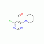 4-Chloro-6-piperidin-1-ylpyrimidine-5-carboxaldehyde