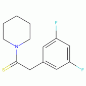 3',5'-Difluorobenzene acetyl piperidone thioamide