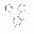 4-(2,4-Dichlorophenyl)-5-(1-methyl-1H-pyrrol-2-yl)-4H-1,2,4-triazole-3-thiol, 97%
