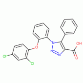 1-[2-(2,4-二氯苯氧基)苯基]-5-苯基-1H-1,2,3-噻唑-4-羧酸