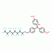 1,1-DI-(4-METHOXYPHENYL)-1-(4-(1H,1H,2H,2H-PERFLUORODECYL)PHENYL)METHANOL, 97% H-NMR