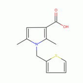 2,5-Dimethyl-1-(2-thienylmethyl)-1H-pyrrole-3-carboxylic acid , 97%