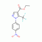 Ethyl 2-(4-nitrophenyl)-3-(trifluoromethyl)pyrazole-4-carboxylate 97%