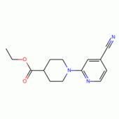 Ethyl 1-(4-cyanopyrid-2-yl)piperidine-4-carboxylate , 97%