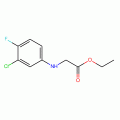 Ethyl [(3-chloro-4-fluorophenyl)amino]acetate