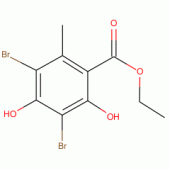 ETHYL 3,5-DIBROMO-2,4-DIHYDROXY-6-METHYL -BENZOATE, 98%
