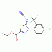 Ethyl 4-[4-chloro-2-(trifluoromethyl)phenyl]-5-cyanamide-4,5-dihydro-1,3,4-thiadiazole-2-carboxylate