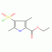 Ethyl 4-(chlorosulfonyl)-3,5-dimethyl-1H-pyrrole-2-carboxylate, 97%