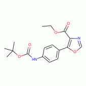 Ethyl 5-[(4'-N-Boc-amino)phenyl]-1,3-oxazole-4-carboxylate